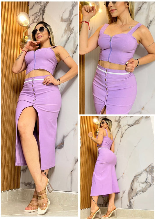 Conjunto  Falda y blusa 2132