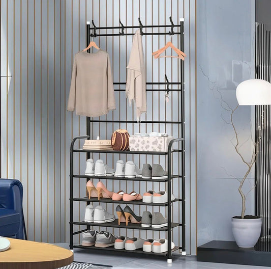 Organizador zapatero y perchero 5N