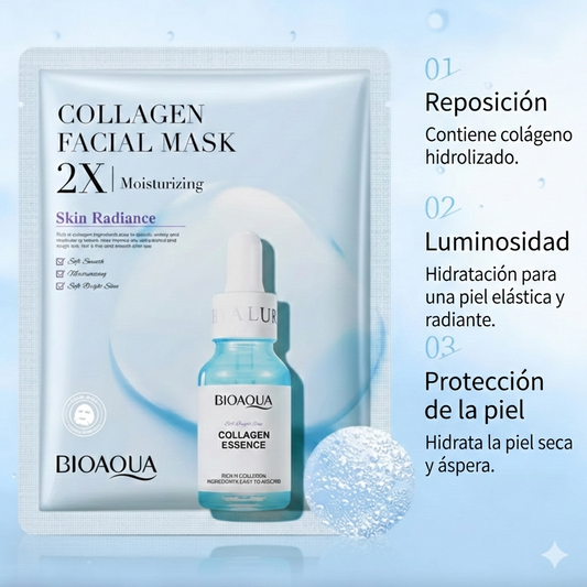 Kit de Tratamiento Facial con Colágeno Intensivo (4 Unidades)